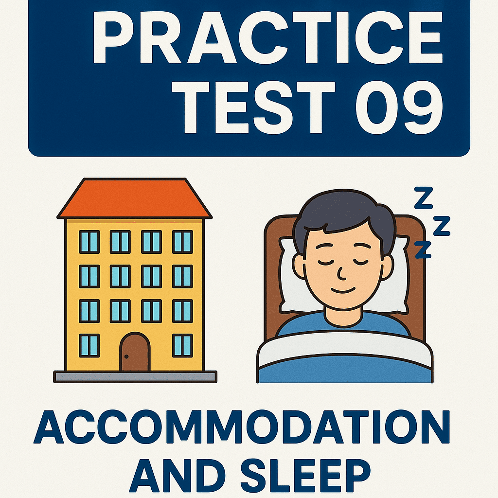 IELTS Speaking Practice Test 09: Accommodation, Sleep, and Intelligent People