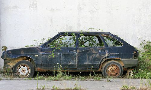 Report on abandoned vehicle