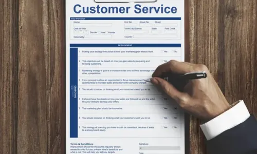 Notes of customer information