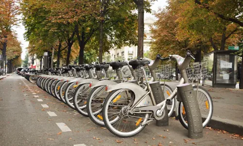  The growth of bike-sharing schemes around the world