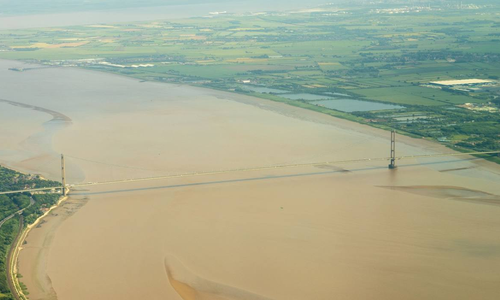 Crossing the Humber estuary