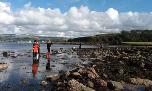 Biology field trip to Rocky Bay