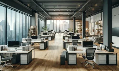 Plan of the renovated factory complex