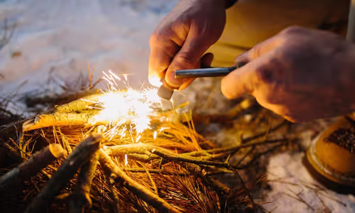 A spark, a flint: How to light a fire